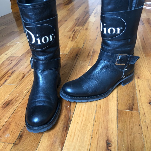 DIOR Motorcycle Boots - Picture 1 of 9